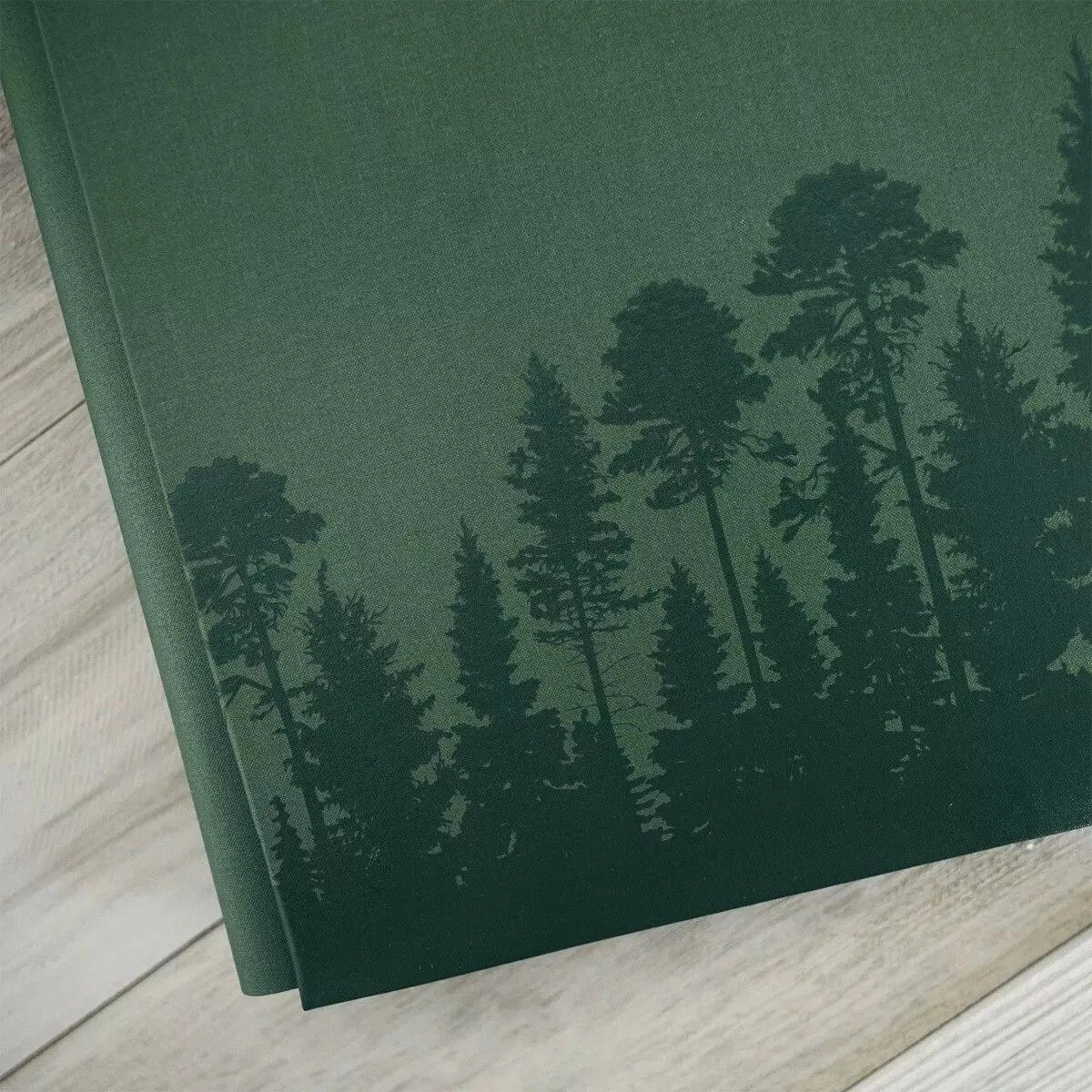 12x12 Deeper in the Woods Album Cover - Forest Green