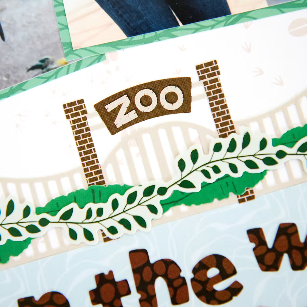 What a Zoo, Too! Border Stickers