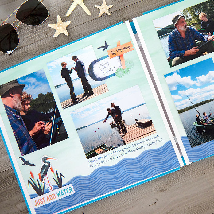 Serene Waters Fast2Fab 12x12 Refill Pages
