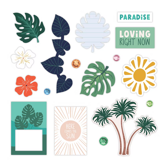 Tropic Time Embellishments