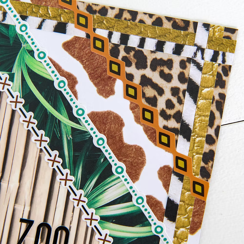 Totally Tonal Zoo Border Stickers