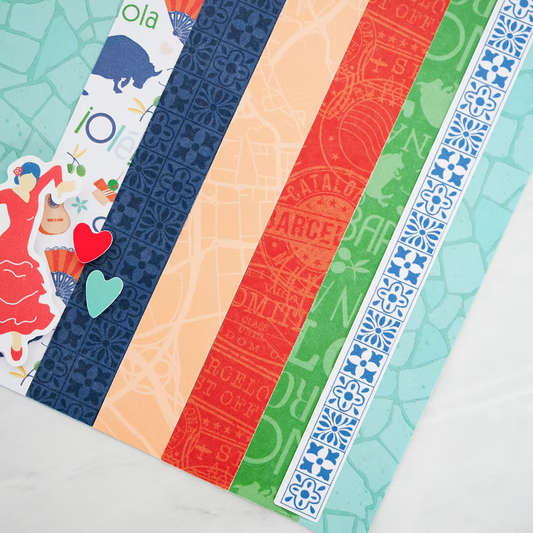 Barcelona Scenes Designer Paper Pack