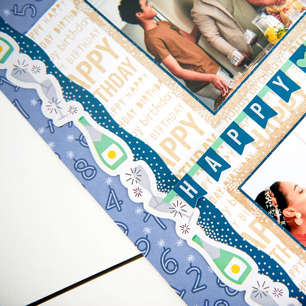 Party Time Border Stickers