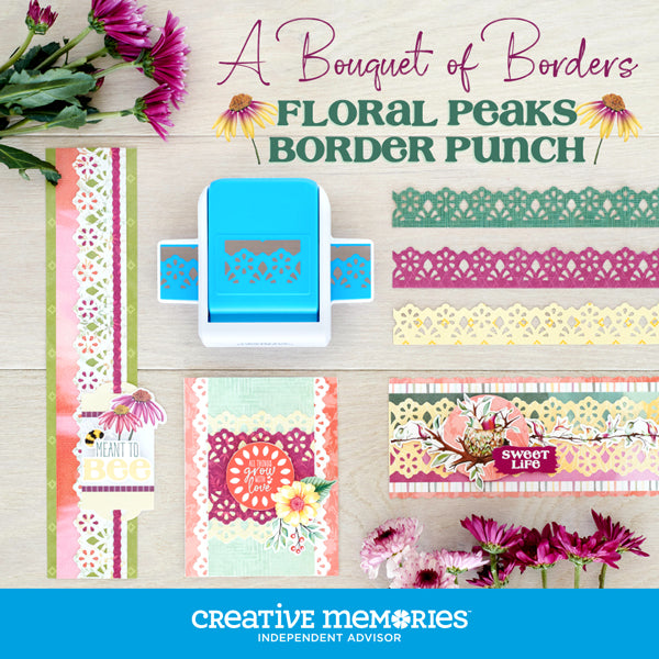 Floral Peaks Border Punch