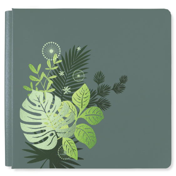 Boho Escape 12x12 Jade Foiled Album Cover