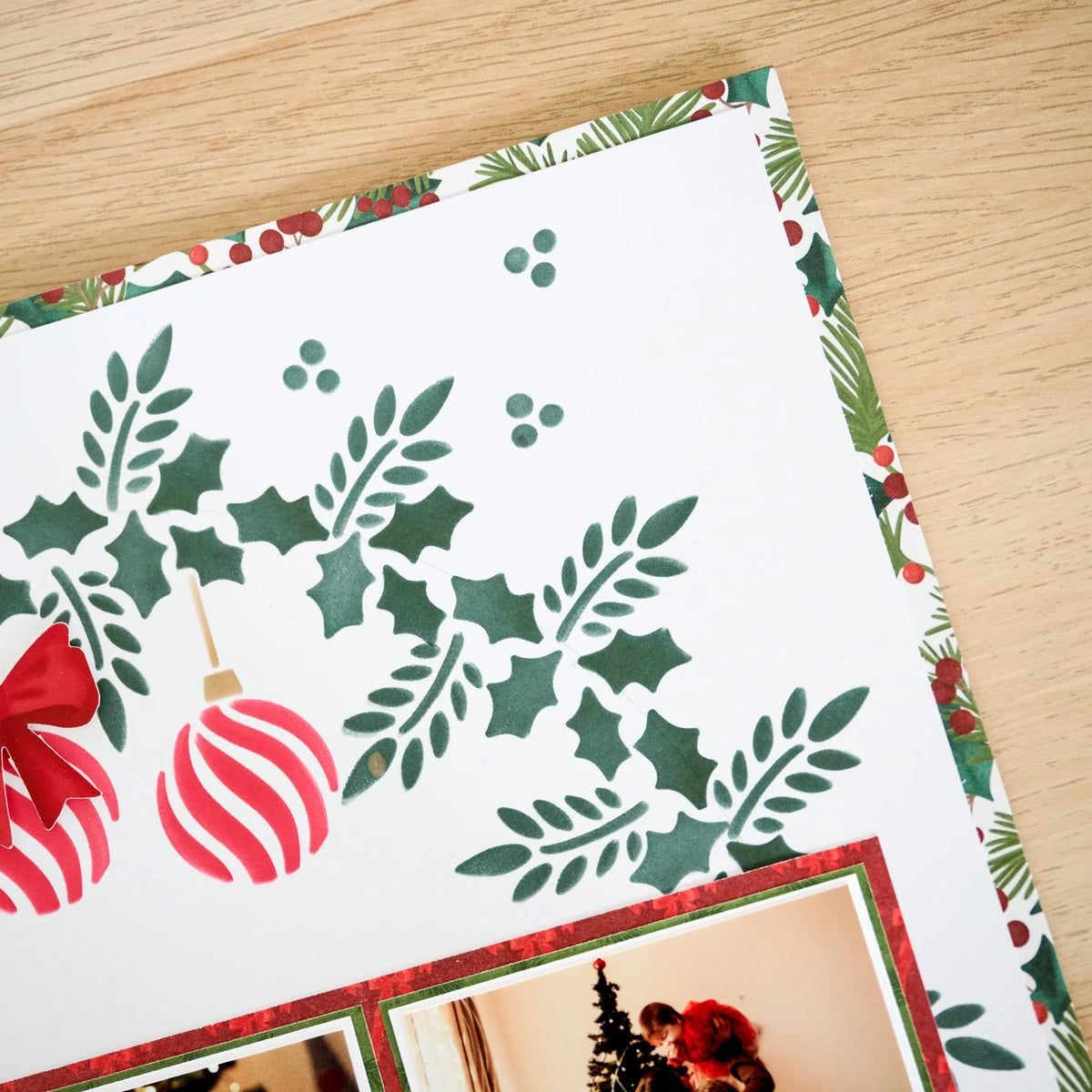 5x5 Inking Stencil - Holiday Elements