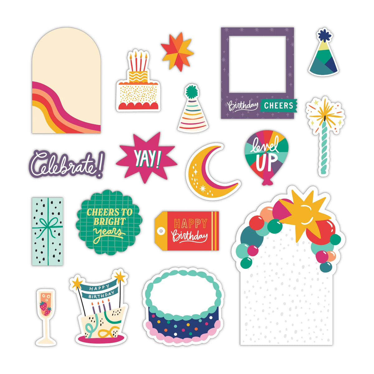 Birthday Bash UV Embellishments (40/pk)