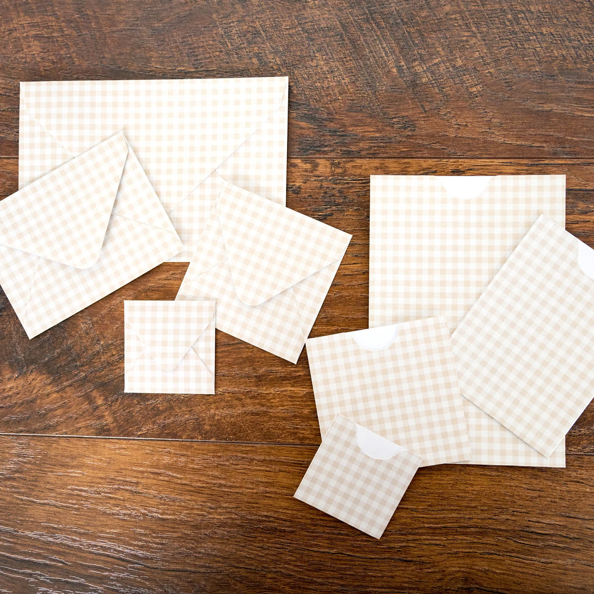 Envelope & Pocket Set (24/pk) - Gingham