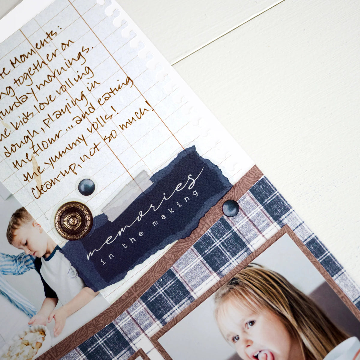 Weathered Indigo Scrap Journal Paper Pack (12/pk)