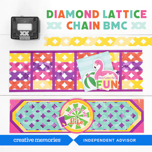 Diamond Lattice Chain Border Maker Cartridge
