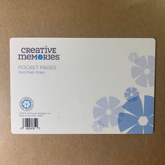 Pocket Pages 12x12 Multi (3/pk)