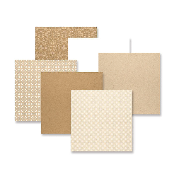 Kraft Dots 5x7 Envelope Paper Pack