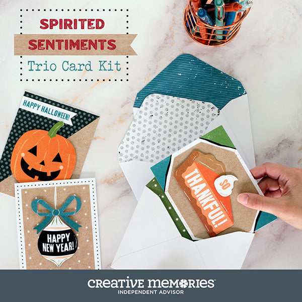 Spirited Sentiments Trio Card Kit