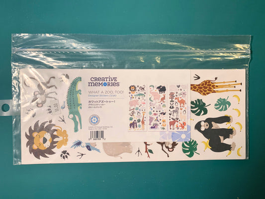 What a Zoo, Too! Stickers