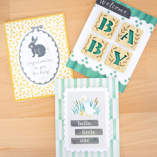Welcome Baby Trio Card Kit