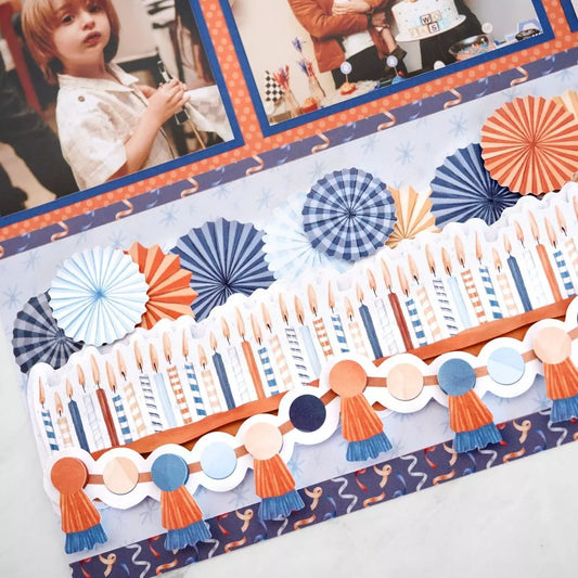 Birthday Jubilee Layered Borders (8/pk)