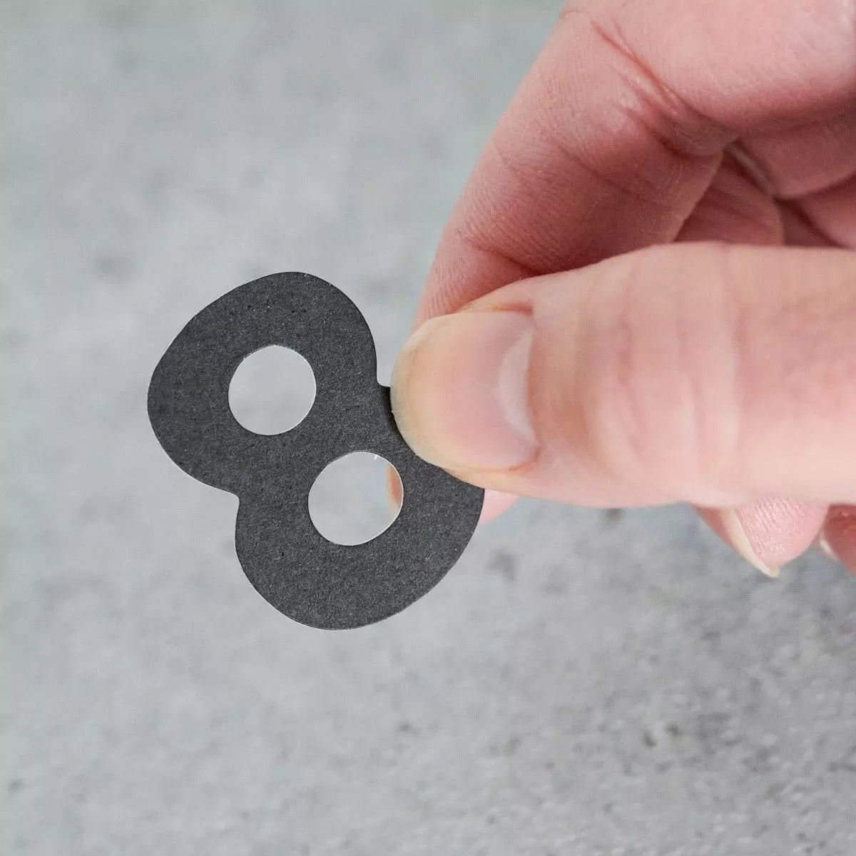 Black Number Embellishments (80/pk)