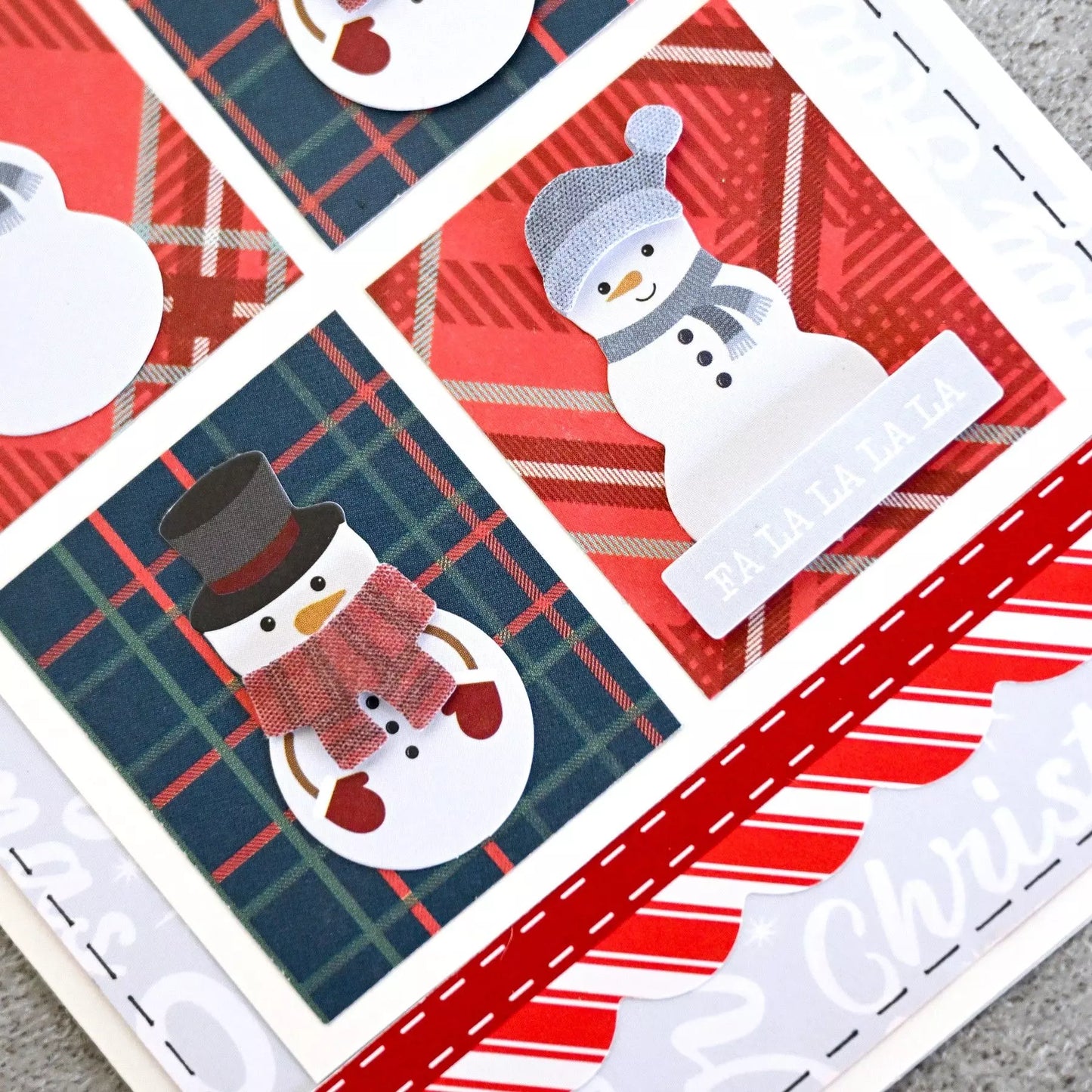 Cheerful Snowmen Layered Embellishments (12/pk)