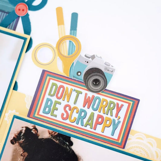 Craft Happy Stickers (3/pk)