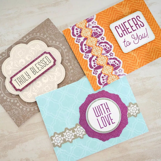 Vintage Chic Trio Card Kit
