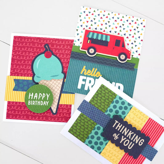 Food Truck Fun Trio Card Kit