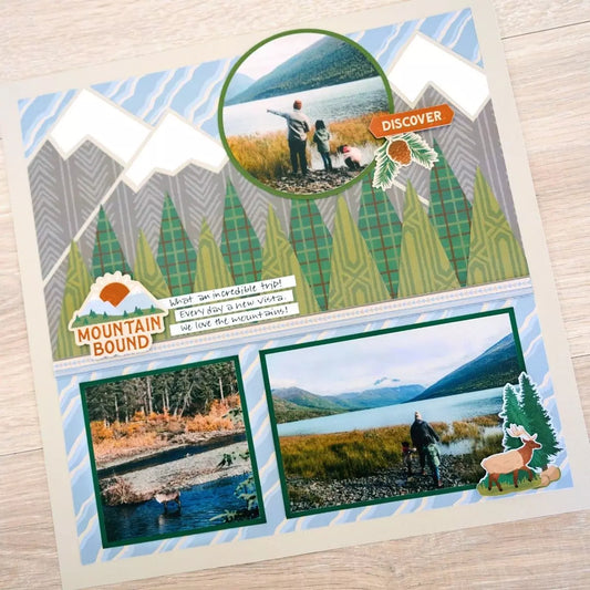 Mountain & Trees Recipe Template