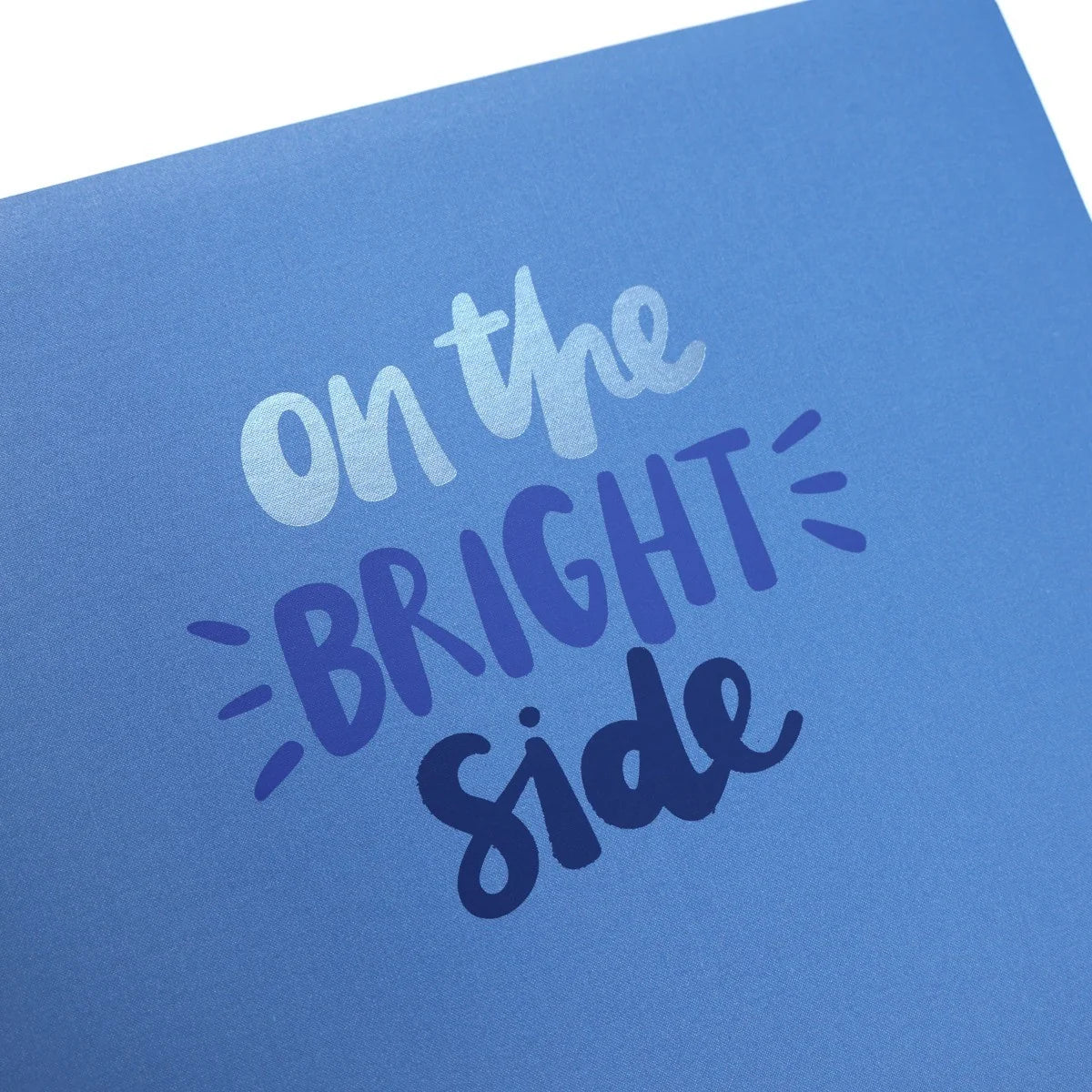 On the Bright Side 12x12 Album Cover - Vivid Blue