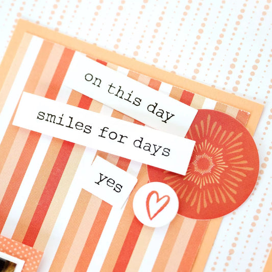 Totally Tonal Tangerine Stickers