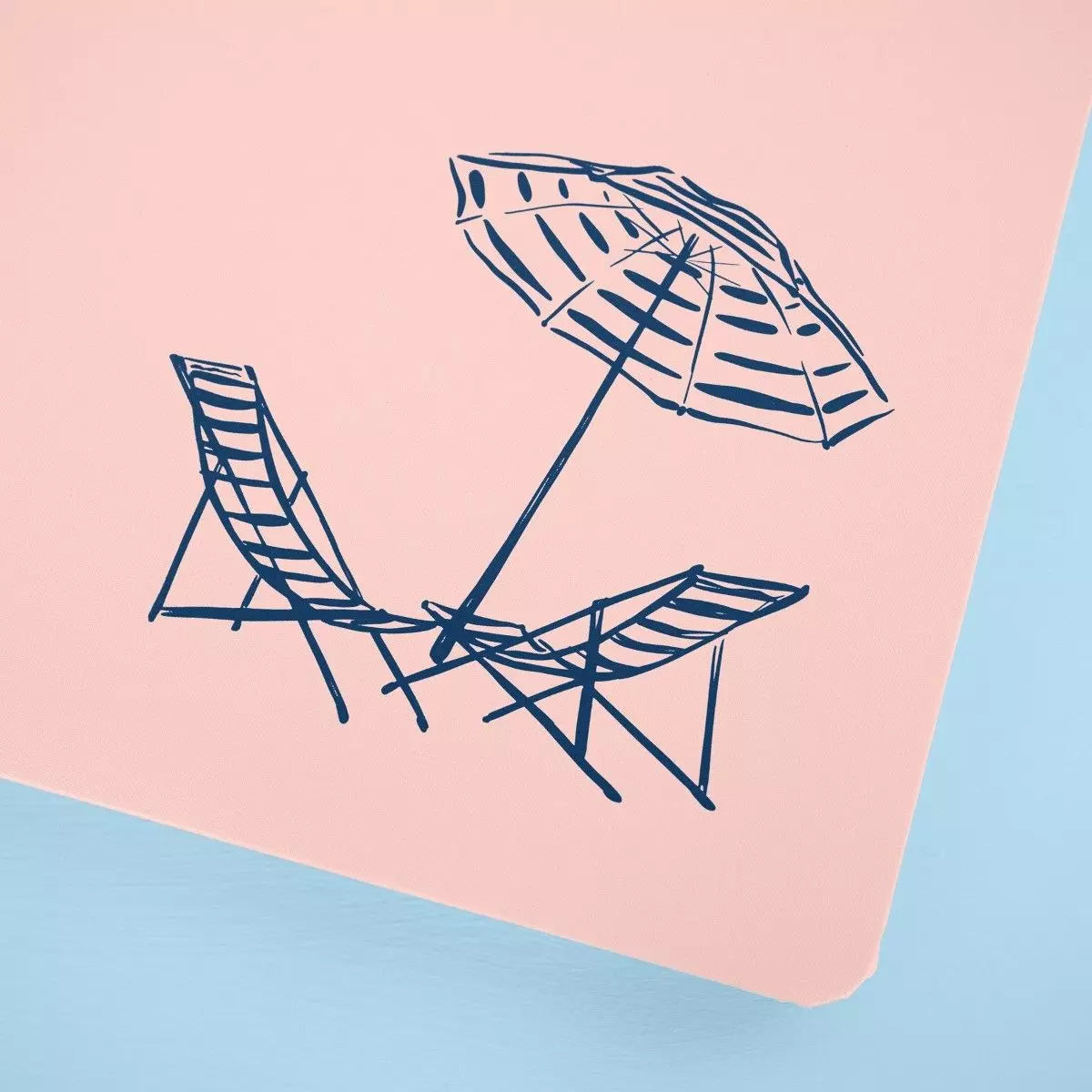 Rose Quartz Relax Into Summer 12x12 Foiled Album Cover