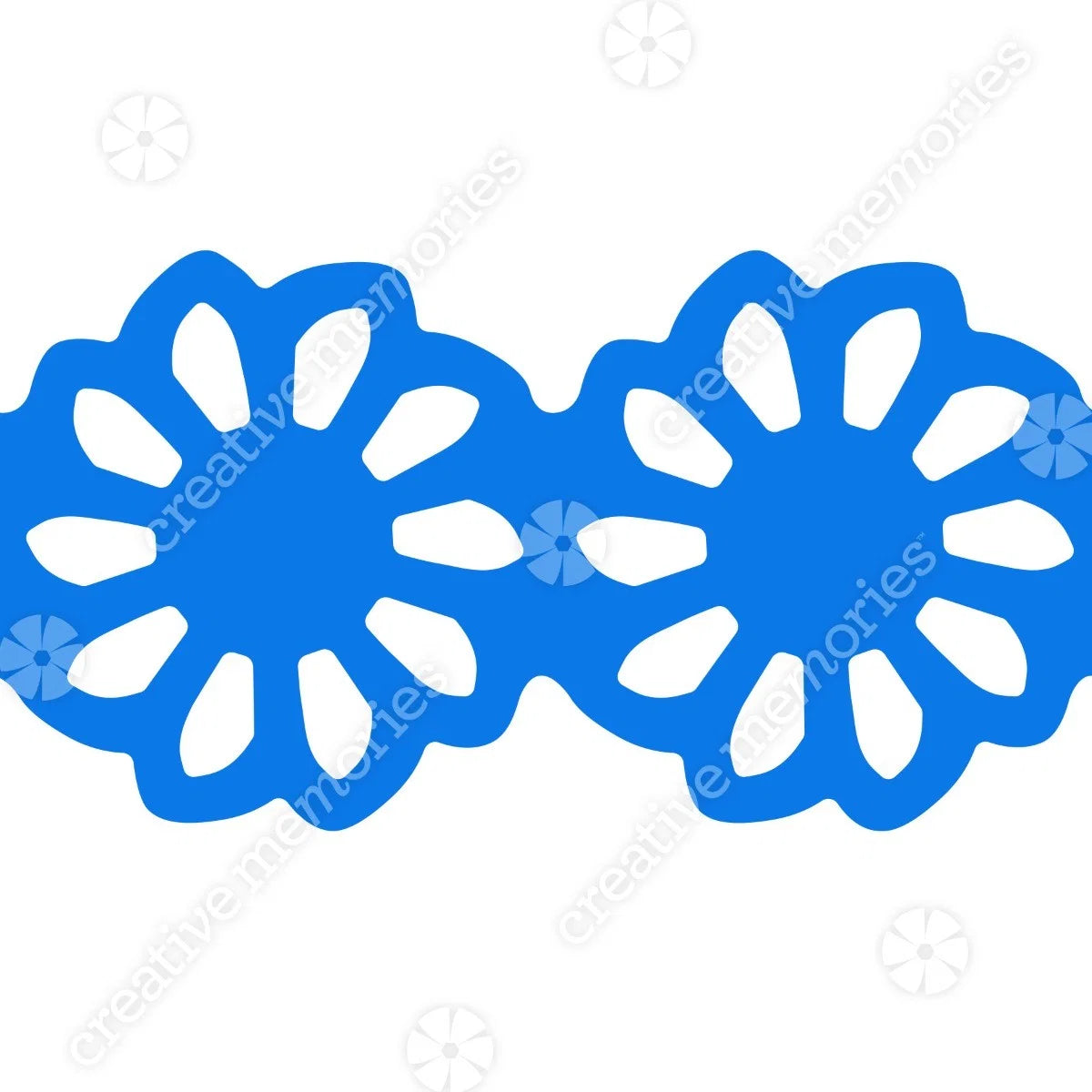 Sunflower Chain Scallop Border Punch
