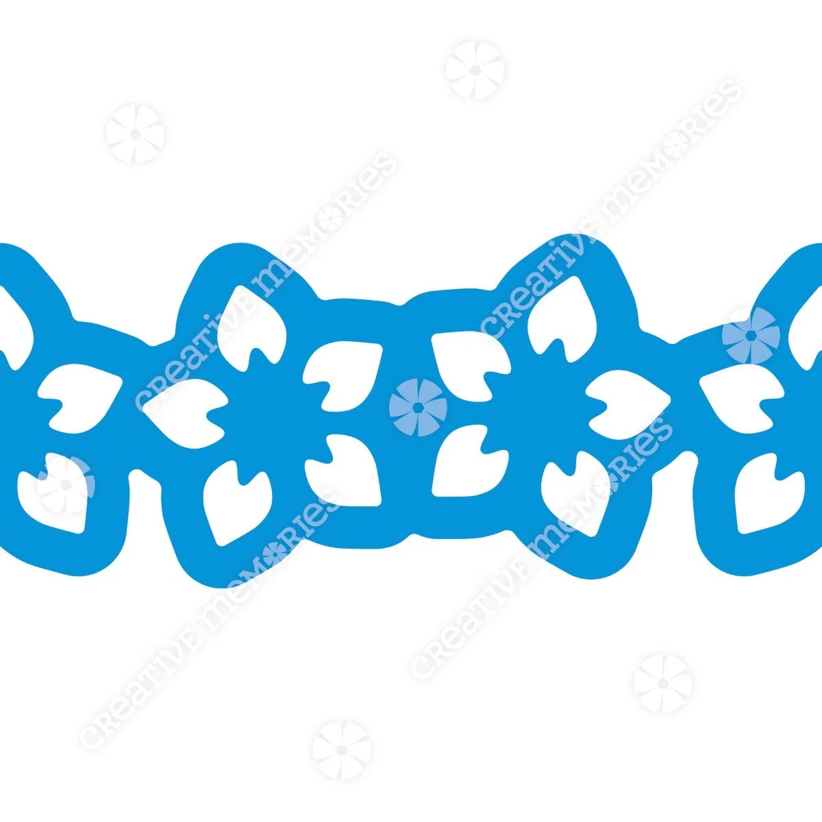 Tropical Flowers Chain Border Maker Cartridge