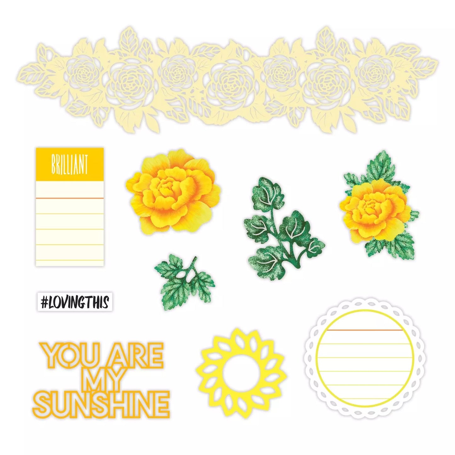 Vivid Melodies Butterscotch Embellishments