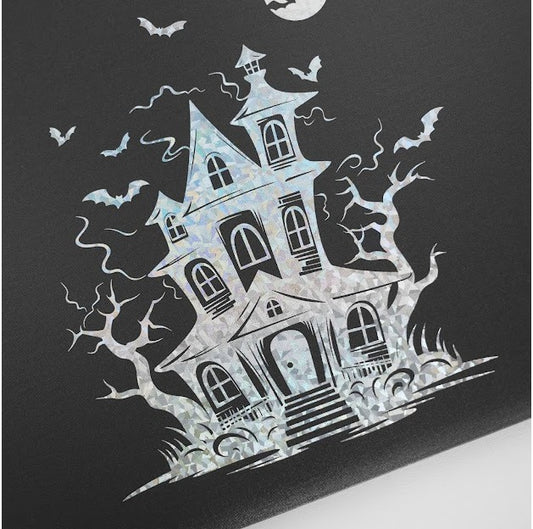 Haunted House - Ebony 12x12 Foiled Album Cover