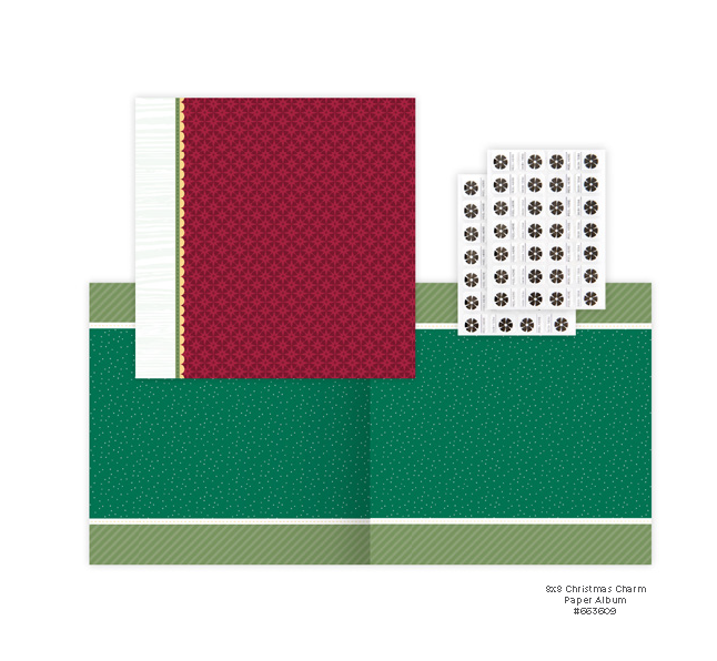 Christmas Charm 8x8 Paper Album