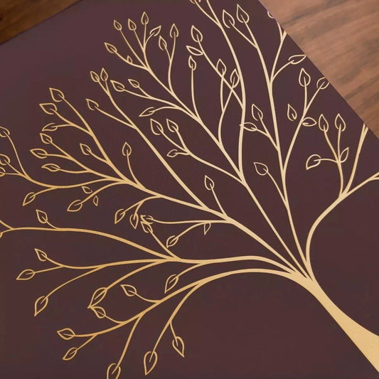 Our Moments - Chocolate 12x12 Foiled Album Cover