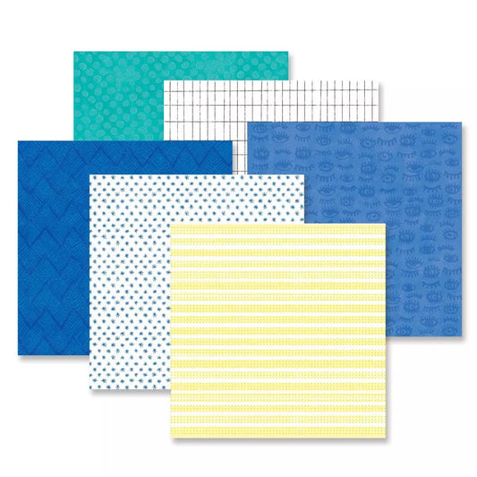 Super Duper Boy Tone-on-Tone Paper Pack