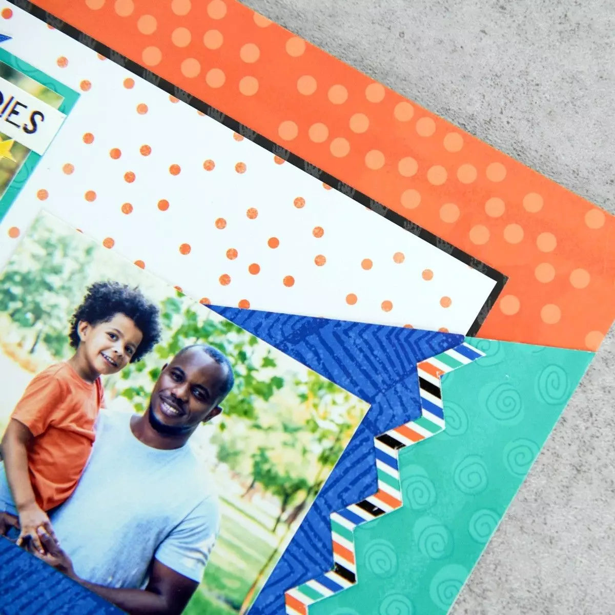 Super Duper Boy Tone-on-Tone Paper Pack