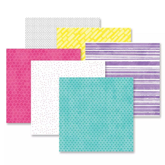 Super Duper Girl Tone-on-Tone Paper Pack