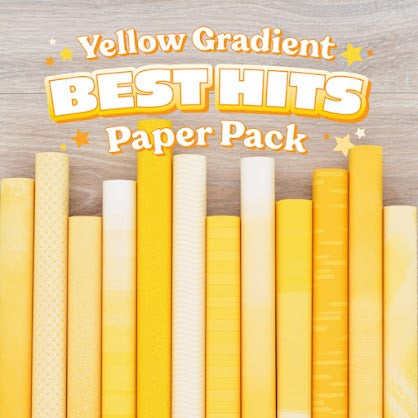 Yellow Gradient Best Hits Designer Paper Pack
