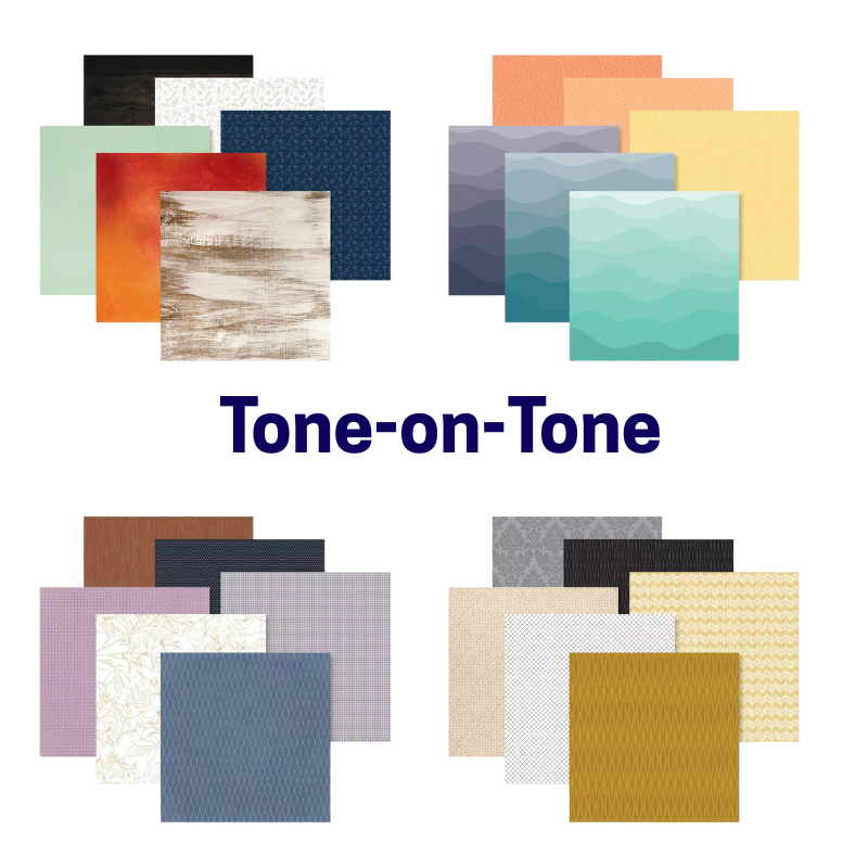 Tone-on-Tone Paper Pack
