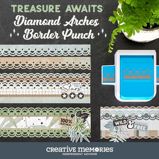 Diamond Arches Border Punch