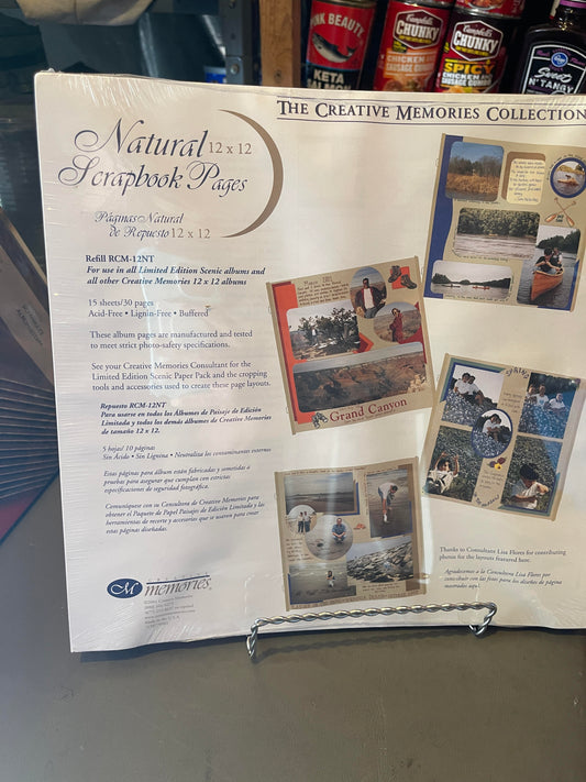 12x12 Original Pages - Natural (NOT TRUE Fits vintage CM Albums)