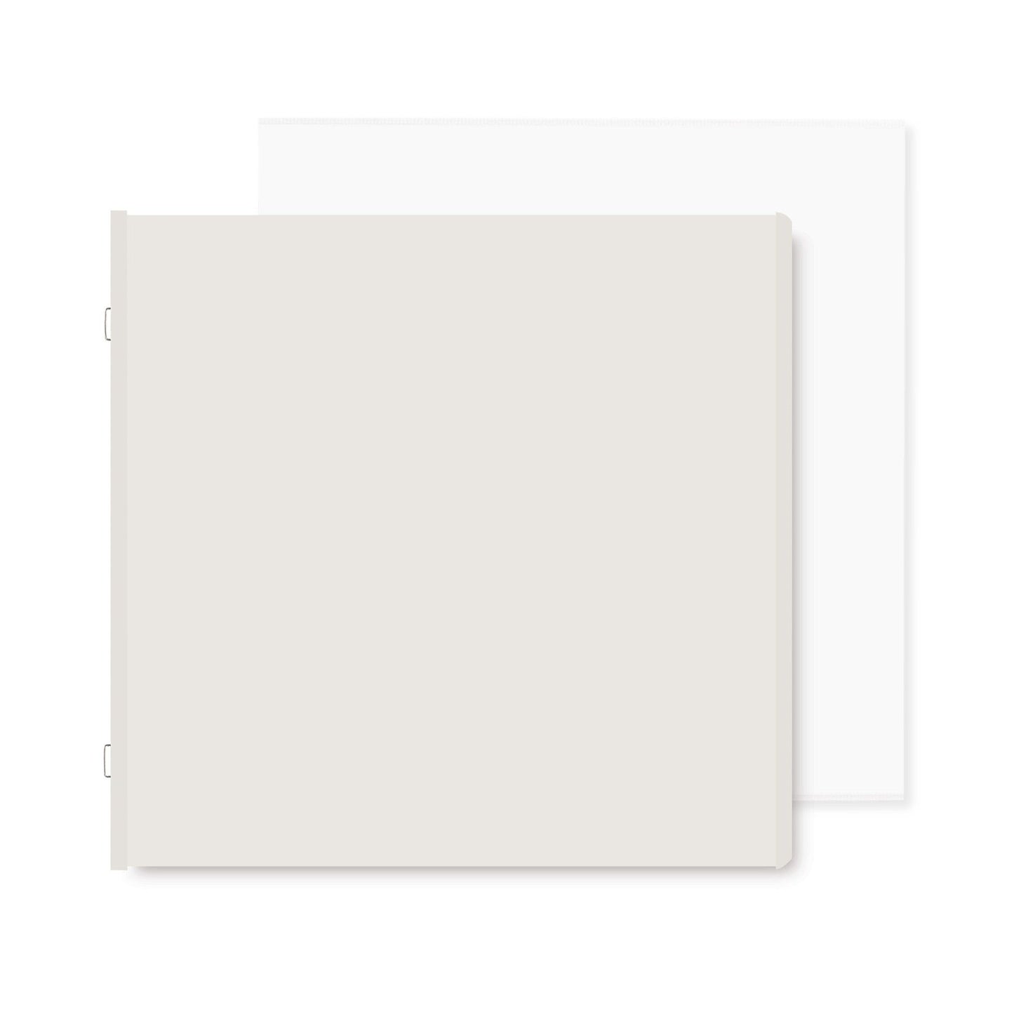 Spargo 12x12 Plain Pages and Protectors (16/pk)