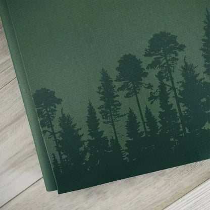 12x12 Deeper in the Woods Album Cover - Forest Green