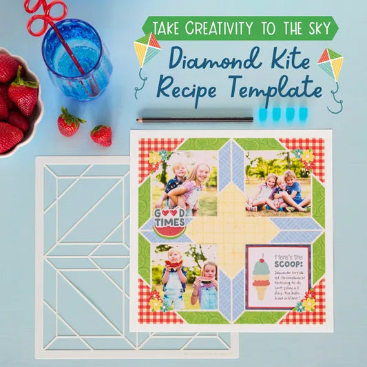 Diamond Kite Recipe Template