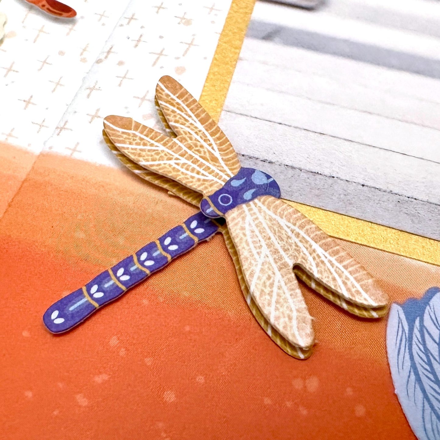 Delightful Dragonflies Layered Embellishments