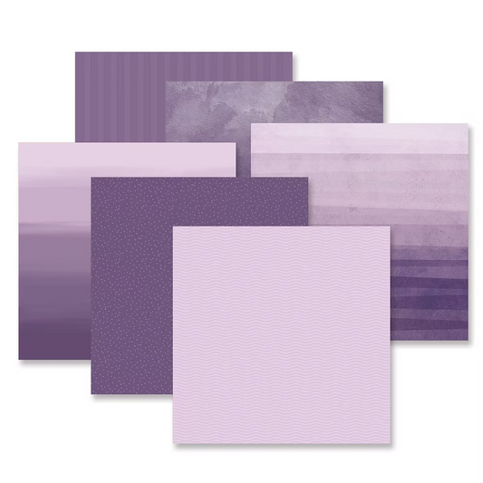Purple Gradient Best Hits Designer Paper Pack