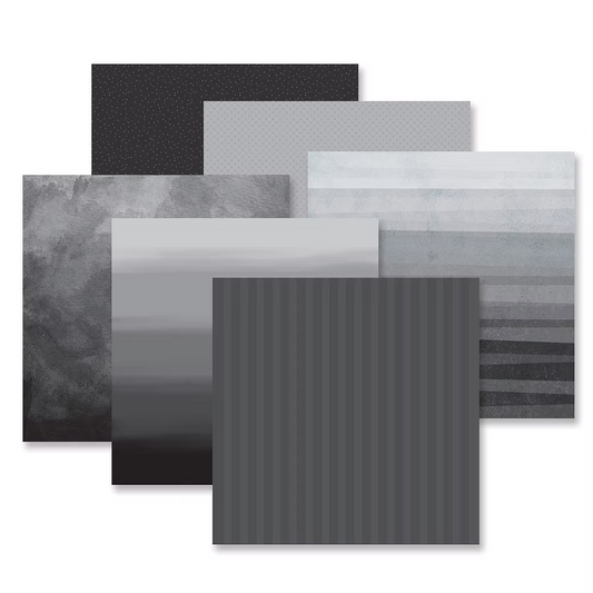 Black Gradient Best Hits Designer Paper Pack
