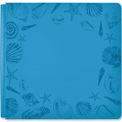 Seaside - Ocean Blue 12x12 Foiled Album Cover