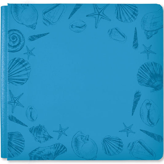 Seaside - Ocean Blue 12x12 Foiled Album Cover